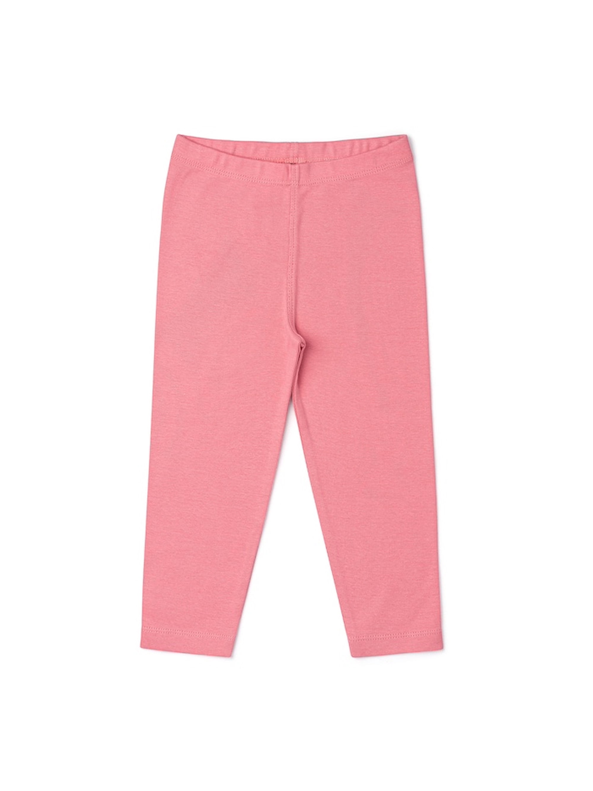 M+A by Monica + Andy Organic Cotton Short Sleeve Let's Dance Dress and Legging Set for Girls, Sizes 12-18M to 5T