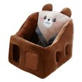 thumbnail image 1 of Asiento de bebé Funda de apoyo para sofá Silla de felpa Asiento de alimentación Piel Sin relleno (B) Ehuebsd sin BPA, 1 of 6