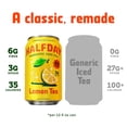 thumbnail image 3 of Halfday Prebiotic Lemon Iced Tea Drink, 6g Fiber, 12 fl oz Single Can, 3 of 5