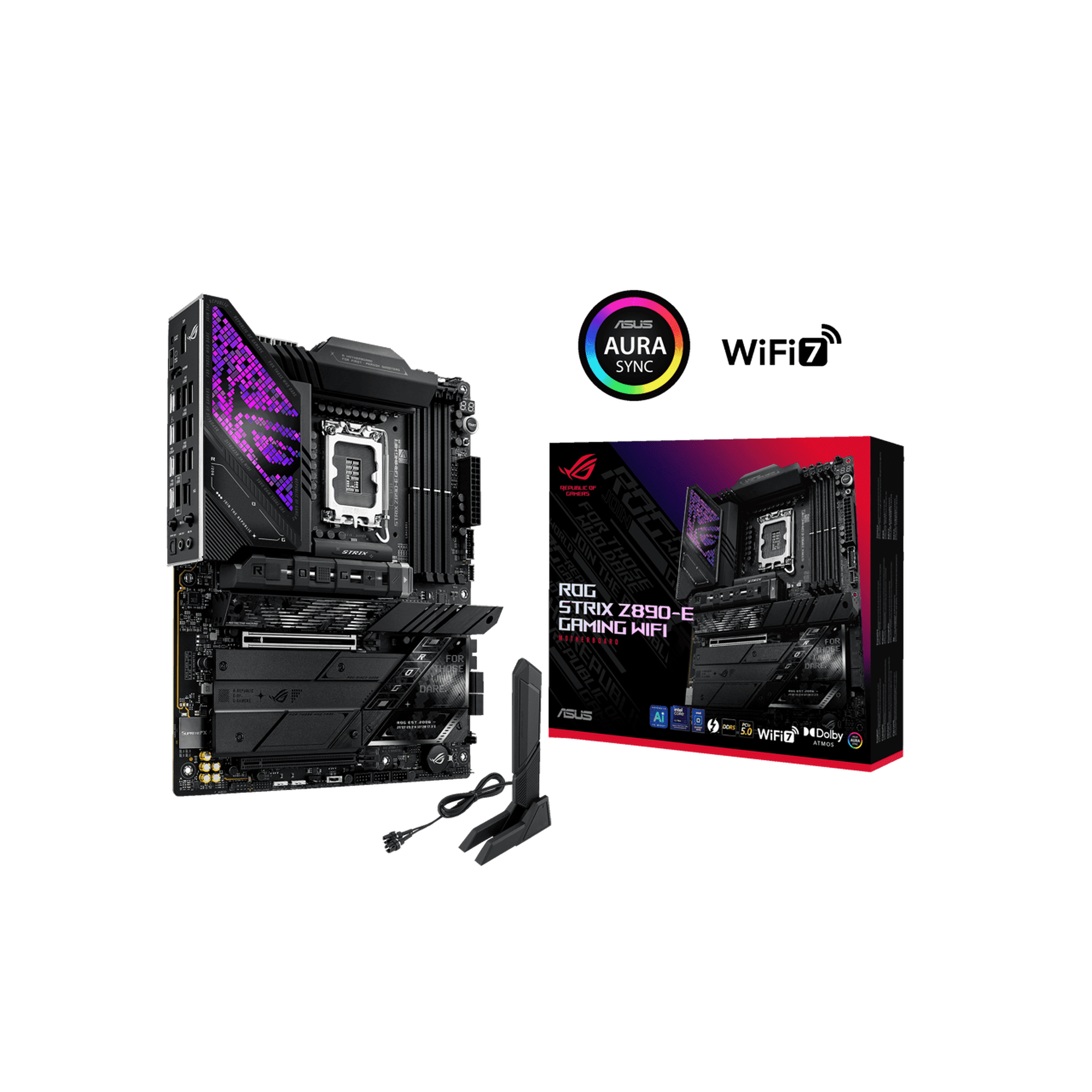 Asus ROG STRIX Z890-E GAMING Wi-Fi ATX LGA-1851 Gaming Desktop Motherboard