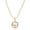 Pisces: 02.19 - 03.20, variant on 12 Constellations Signs Zodiac Pendant Necklace for Women Horoscope Astrological Birthday Gold Opal Cubic Zirconia