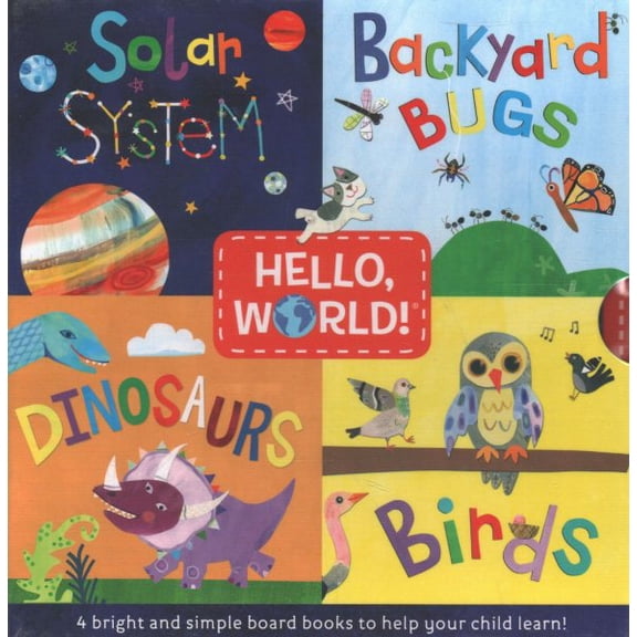 Pre-Owned Hello, World! Boxed Set: Solar System; Dinosaurs; Backyard Birds; Bugs (Hardcover) 0525581324 9780525581321