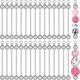 thumbnail image 1 of Beaded Key Chain Blank Beaded Keychain Making Supplies for Pendants DIY Crafts Jewelry Making Gifts, 1 of 6