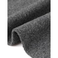 thumbnail image 6 of DARING DIVA Women's Stand Collar Mid-Length Overcoat with Pockets S Grey, 6 of 6