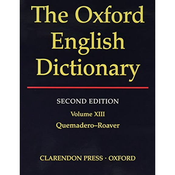 Pre-Owned The Oxford English Dictionary, Second Edition (VOLUME 13) (Hardcover) 0198612257 9780198612254