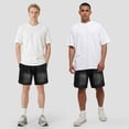 thumbnail image 6 of GINGTTO Men's Baggy Loose Fit Elastic Waist 7" Denim Shorts, 6 of 8