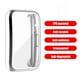 thumbnail image 4 of Funda protectora de TPU Anti arañazos Funda completa para Huawei Watch Fit (Plata), 4 of 5