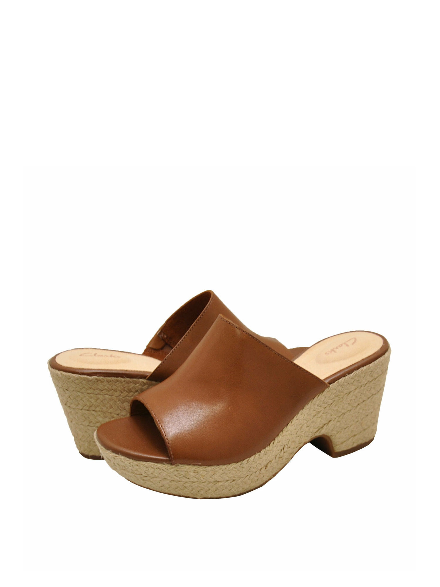 clarks wedge mules