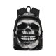 thumbnail image 1 of Disketp Black White Hat Skull Mochila Ligera Clásica con Múltiples Bolsillos, Mochila Casual para Hombre y Mujer, Ideal para Escuela, Trabajo y Viajes, 1 of 6