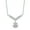 White, variant on Octagonal Millennium Rose Cut Necklace High Carbon Diamond