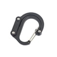 thumbnail image 1 of Greeniant Mosquetón para exteriores Plegable Rotación de 360 ​​​​grados Hebilla de correas para acampar Escalada Negro, 1 of 6