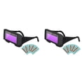 thumbnail image 1 of 2X Solar Auto Oscurecimiento Lcd Soldadura Casco Gafas Máscara Gafas Protector de Ojos Tapa de Soldador Gafas Máquina Máscara de Soldadura, 1 of 5