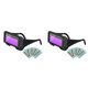 thumbnail image 1 of 2X Solar Auto Oscurecimiento Lcd Soldadura Casco Gafas Máscara Gafas Protector de Ojos Tapa de Soldador Gafas Máquina Máscara de Soldadura, 1 of 7