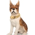 thumbnail image 5 of Collar dorado para perro, collar de cadena con hebilla resistente, collar de cadena de eslabones cubanos para perros grandes, collar de eslabones cubanos brillantes con cierre de circonita., 5 of 5