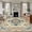 blue, variant on 5'x8' Area Rugs, Southwestern Indoor Outdoor Area Rug for Living Room Bedroom, Heritage Antique Boho-Chic Country Washable Bathroom Rugs Kitchen Floor Carpet Mats Home Decor Aesthetic