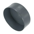 thumbnail image 1 of Uxcell 4 piezas de tapas de goma 140 mm (5 1/2 pulgadas) ID cubierta de tapa redonda protectores de rosca en gris oscuro, 1 of 6