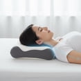 thumbnail image 5 of CONCETTA Cloud-Shaped Deep Sleep Pillow, Includes Pillowcase, Contour Memory Foam Pillow for Side and Back Sleepers, 5 of 6