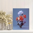 thumbnail image 2 of Embroidered Floral Canvas Wall Art for Living Room Bedroom Dining Room Entryway Office Hotel Lobby Boutique Gallery, 2 of 8