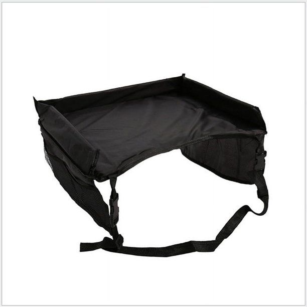 Mesa de almacenamiento para asiento de seguridad infantil para automóvil, tablero de dibujo para viajes para niños, bandeja para carrito de bebé, bolsa de almacenamiento para colgar en el automóvil