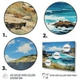 thumbnail image 3 of Designart "Rocky Beach Serenity Spain Azure Coastline II" Nautical & Beach Floater Framed Canvas Print, 3 of 7