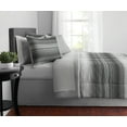 thumbnail image 2 of Mainstays 8-Piece Ombre Stripe Bed in a Bag, Queen, 2 of 7