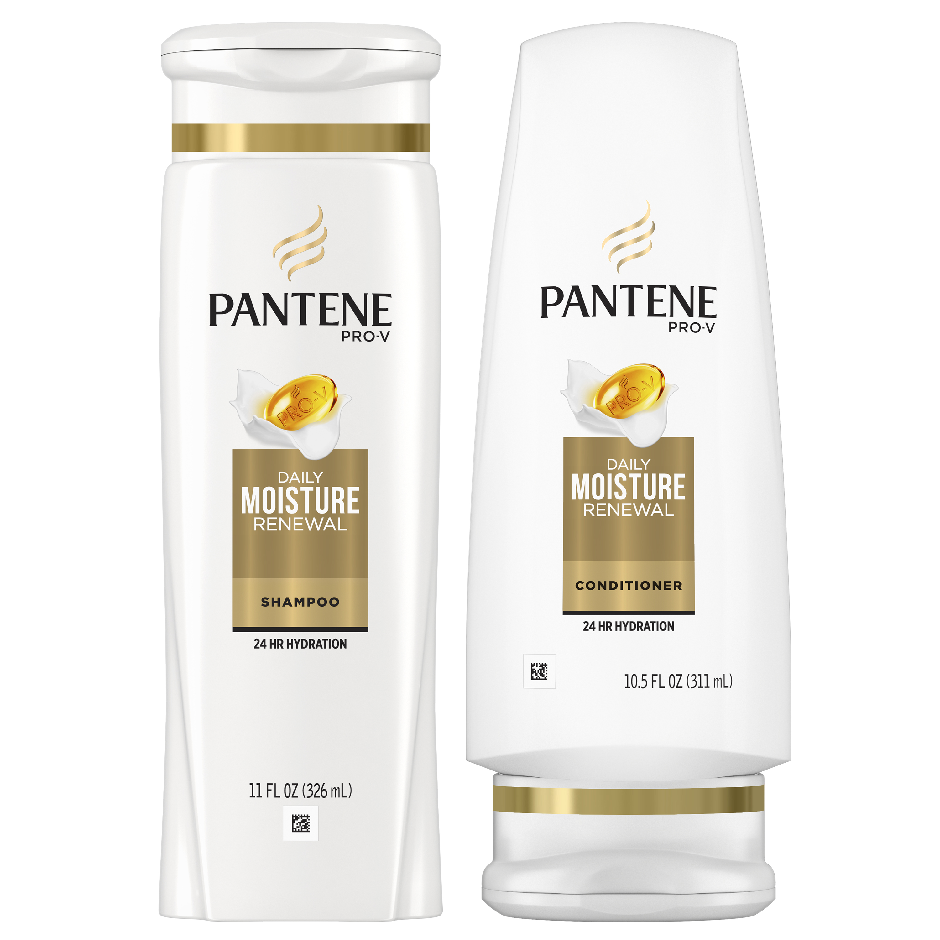 Pantene Moisture Shampoo and Conditioner Pack, Daily Moisture Renewal ...