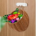 thumbnail image 1 of OUNONA Cesta De Pared En Color Marrón Ideal Para Almacenar Y Del Hogar, 1 of 6
