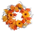 thumbnail image 2 of VerPetridure Thanksgiving Wreath for Front Door Fall Wreath Fall Decorative Wreath for Thanksgiving Decorations Indoor Outdoor Farmhouse Party Supplies, 2 of 8