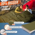 thumbnail image 3 of Saco de dormir MEREZA Double XL Queen Size para 2 adultos con almohada, 3 of 7