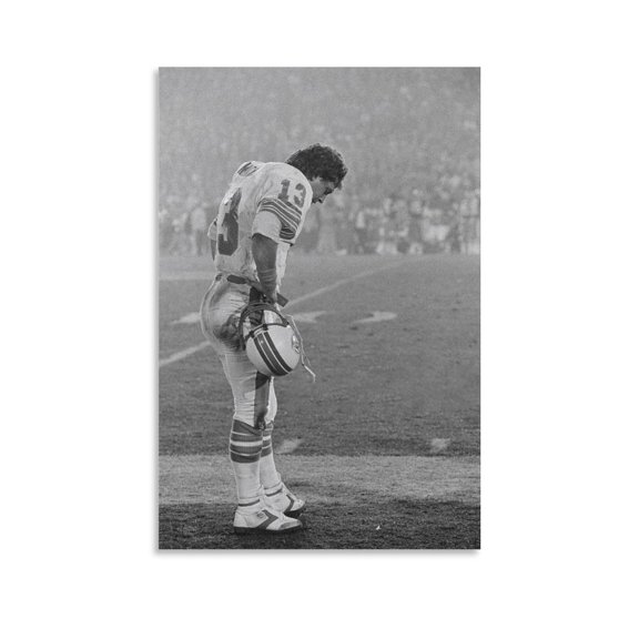Dan Marino Football Poster Canvas Wall Art Poster Decorative Bedroom Modern Home Print Picture Artworks Posters 16x24inch(40x60cm)
