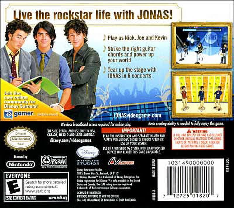 Disney s Jonas Brothers Nintendo DS Walmart