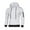 White, variant on Chbgutlmr Hoodies for Men Casual Long Sleeve Hooded Pullover Fall Winter Drawstring Fitting Sports Sweatshirt Pockets