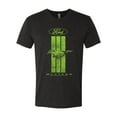 thumbnail image 2 of Green Striped Ford Mustang | Mens Cars and Trucks Premium Tri Blend T-Shirt, Vintage Black, X-Large, 2 of 3