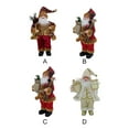 thumbnail image 3 of Christmas Doll Santa Claus Figurine Decoration Sitting Decor 30cm Holiday Statue Plastic DIY Gift 11\.8 Inch New Year  Type 3, 3 of 9
