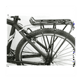 Unbranded Bicycle Rear Luggage Rack, Aluminum Alloy Frame, Black, 25kg ...