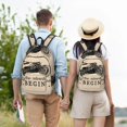 thumbnail image 5 of Yiaed Let The Adventure Begin Print Backpack, Premium Laptop Backpack, Travel Backpack for Women, Lightweight Backpacks, Comfortable Back Pack-Medium, 5 of 5