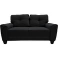 thumbnail image 1 of Love seat El Bazar Store Sidney Lino Negro 2 plazas, Modular, Moderno, Sala, Sofa, 1 of 5