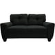 thumbnail image 1 of Love seat El Bazar Store Sidney Lino Negro 2 plazas, Modular, Moderno, Sala, Sofa, 1 of 5