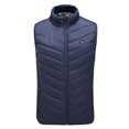 thumbnail image 2 of REORIAFEE Heating Vest Electric Heated Warm Unisex with 9 Heating Zones Heated Coat without Power Bank Heating Jacket Skiing Waistcoat Navy XXL, 2 of 6