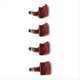 thumbnail image 2 of Kit de Soportes de Suspensión Delantera y Trasera de Actualización de Coche RC para 1/16 C64 Piezas de Actualización de Coche RC Rojo, 2 of 5