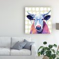 thumbnail image 3 of Trademark Fine Art 'Bespectacled Bovine II' Canvas Art by Victoria Borges, 3 of 4