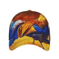 thumbnail image 2 of Disketp Colorful Rooster Print Baseball Caps For Outdoor Sports Fashion Casual Outdoor Caps Men Women, 2 of 9