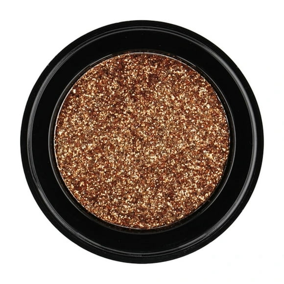 Glitter Compacto para Ojos y Rostro Glitter Eye Shadow Pink Up dorado oscuro