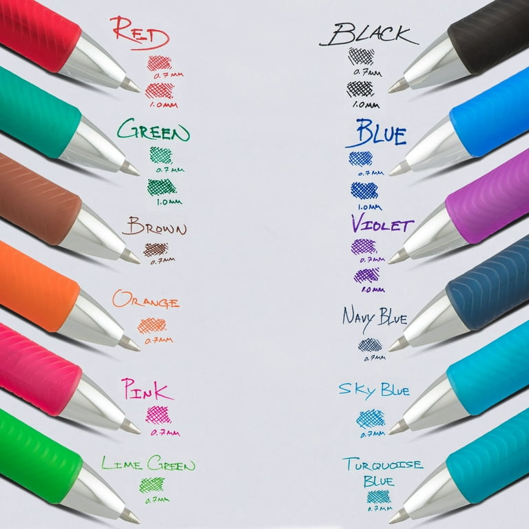 Mr. Pen- Retractable Gel Pens, 12 Pack, Fast Dry, Gel Pens Fine Point 0.7mm, Retractable Pens, Cute Pens, Gel Ink Pens, Aesthetic Pens for
