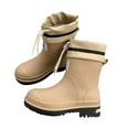thumbnail image 2 of TISHITA Women's Rain Boots Waterproof Non Slip Rainboots for Cycling Outdoor Camping, 2 of 8