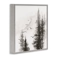 thumbnail image 2 of Stupell Industries Contemporary Free Flight Wilderness Gray Framed Giclee Art, 24 x 24, by Chris Paschke, 2 of 7