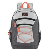 24 pack 18 Inch Multipocket Dual Zipper Bungee Cord Backpacks Gym, Travel, Commuting in Blues & Grays Pack