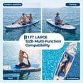thumbnail image 3 of Garvee 11 ft Inflatable Stand up Paddle Boards with Premium SUP Accessories, Purple, 3 of 7