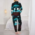 thumbnail image 5 of Lsque Five Nights At Freddy'S Pattern Long Sleeve Pajama Set for Women - Soft 2-Piece Sleepwear and Loungewear Set with Pockets, Comfy Nightwear, 5 of 8