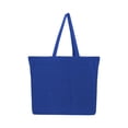 thumbnail image 2 of Paquete 100 piezas Bolsa de yute con fuelle amplio azul 52 x 35.5 x 13, 2 of 4